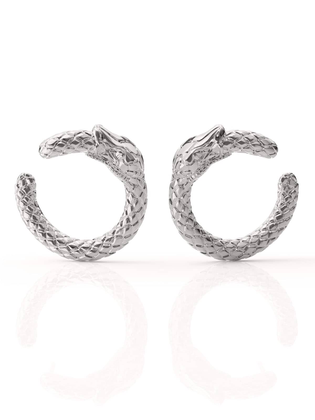 Ouroboros Hoop Earrings