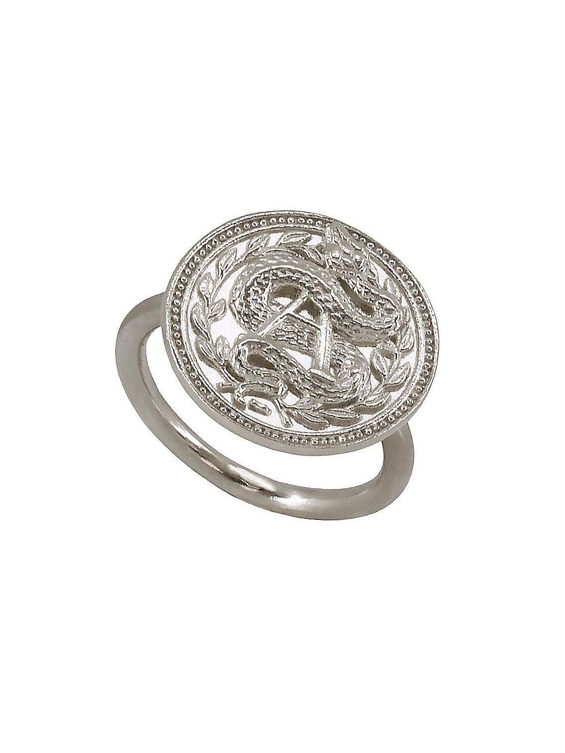 Blood type A Negative Ring. Sterling Silver. Gender Neutral