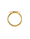 Blood type Ring. Gold plated Sterling Silver