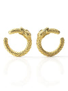 Ouroboros Hoop Earrings by Pola Jewellery – bold, symbolic hoops representing eternal love, infinite power, and timeless style