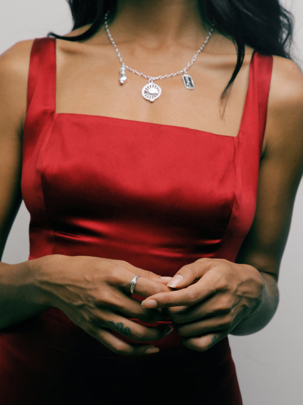 Silver Ouroboros Ring by Pola Jewellery – bold, gender-neutral design symbolizing eternal love, strength, and self-renewal