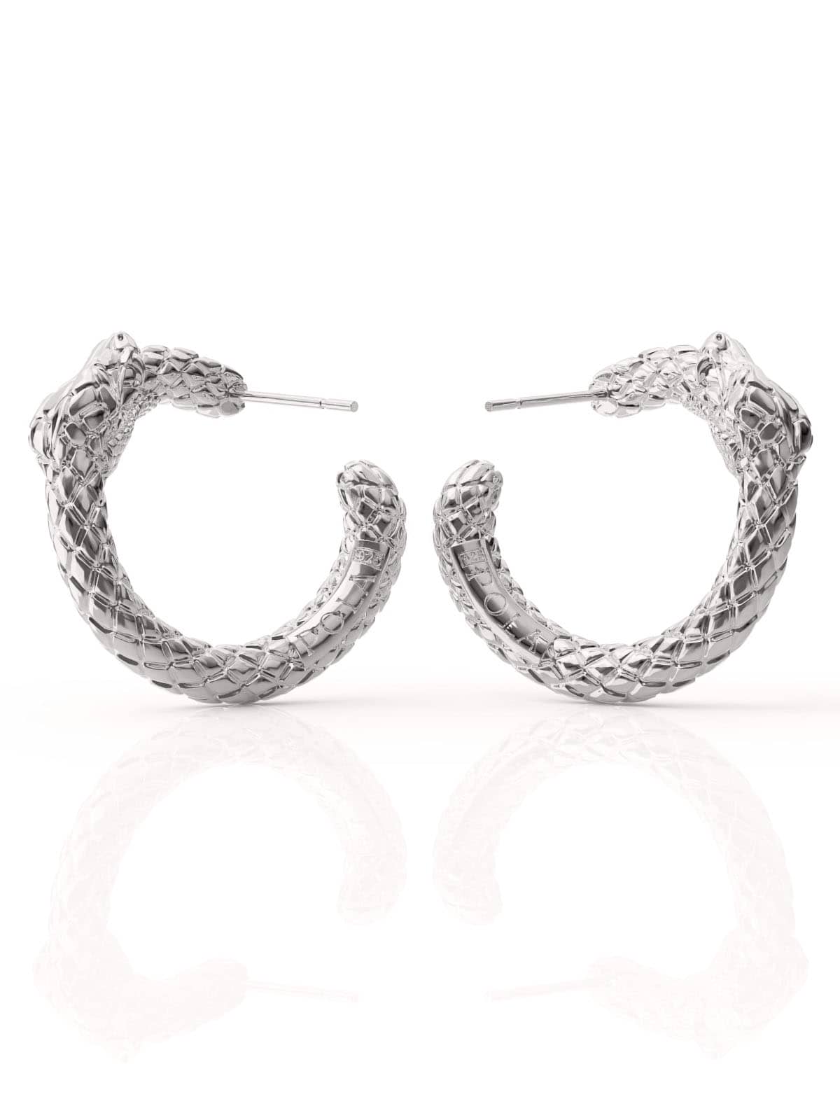 Ouroboros Hoop Earrings