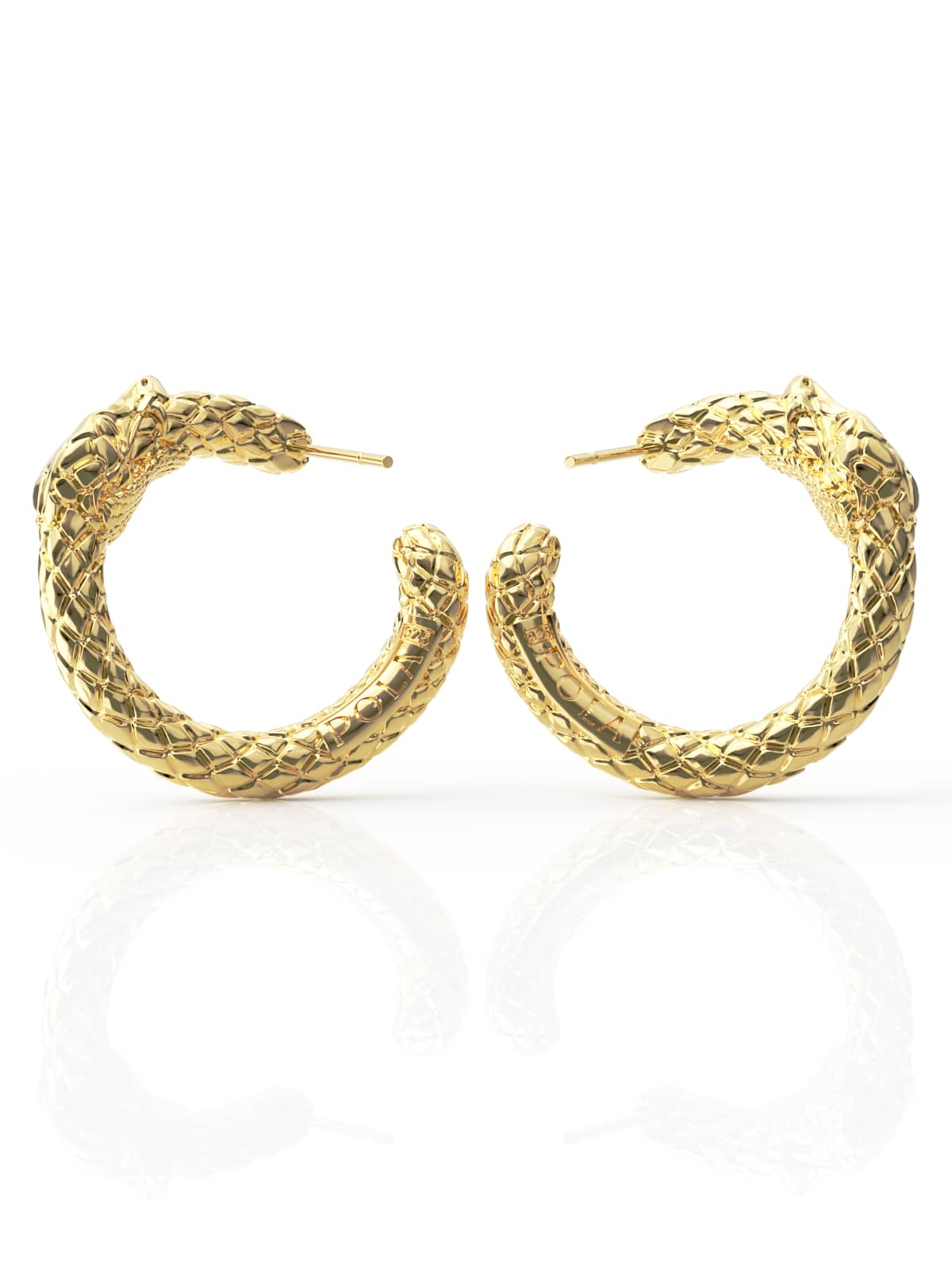 Ouroboros Hoop Earrings