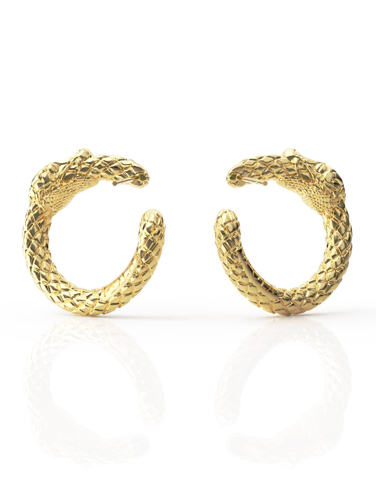 Ouroboros Hoop Earrings
