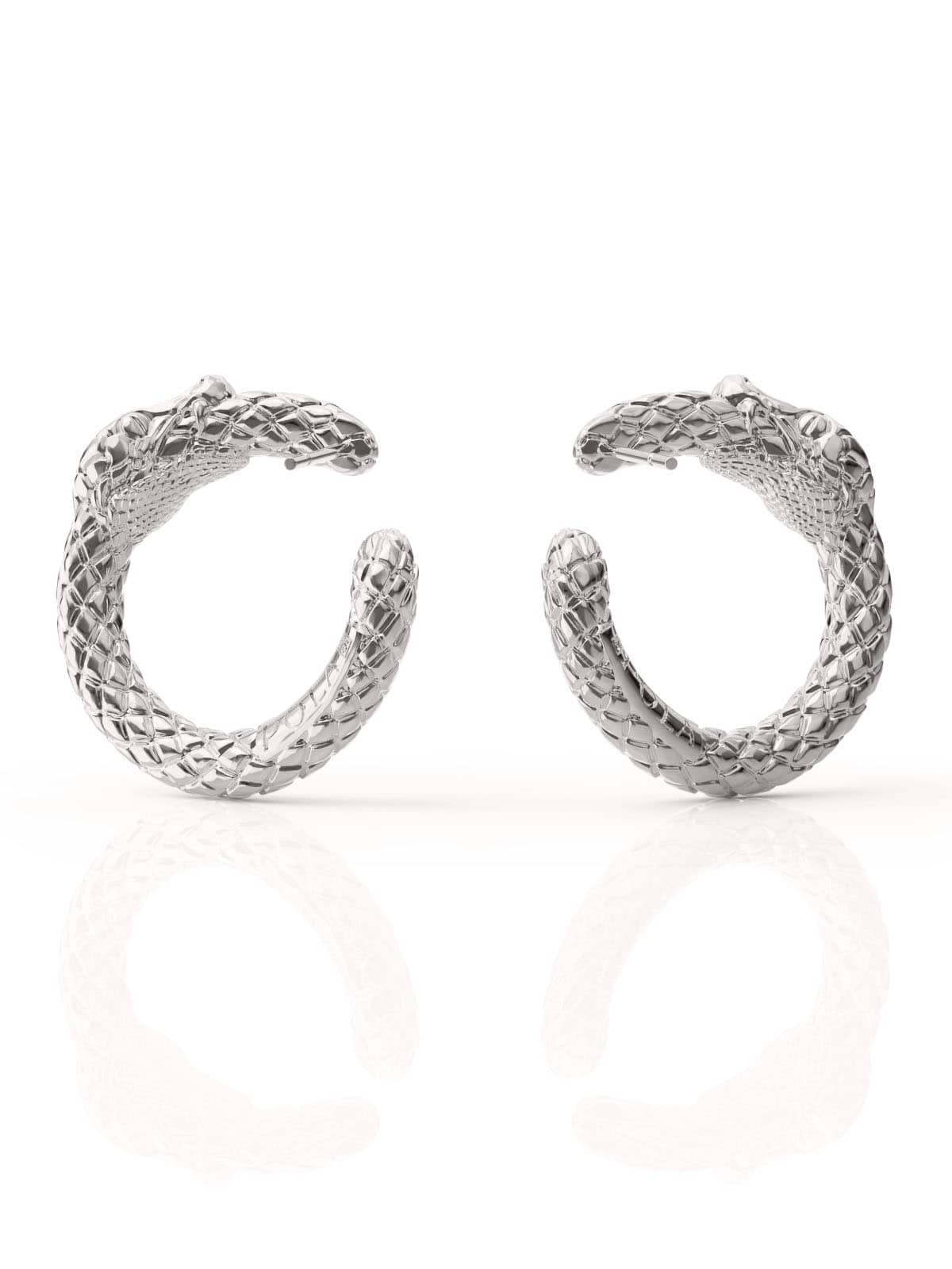 Ouroboros Hoop Earrings