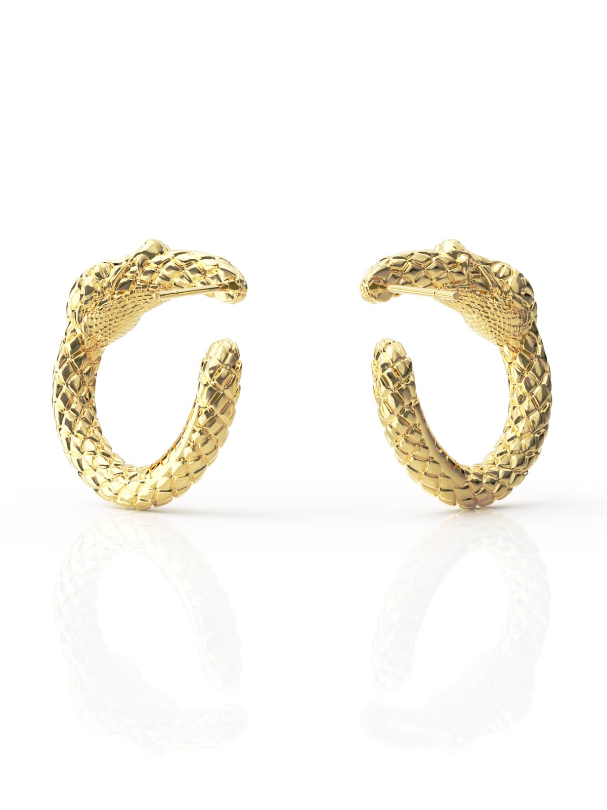 Ouroboros Hoop Earrings