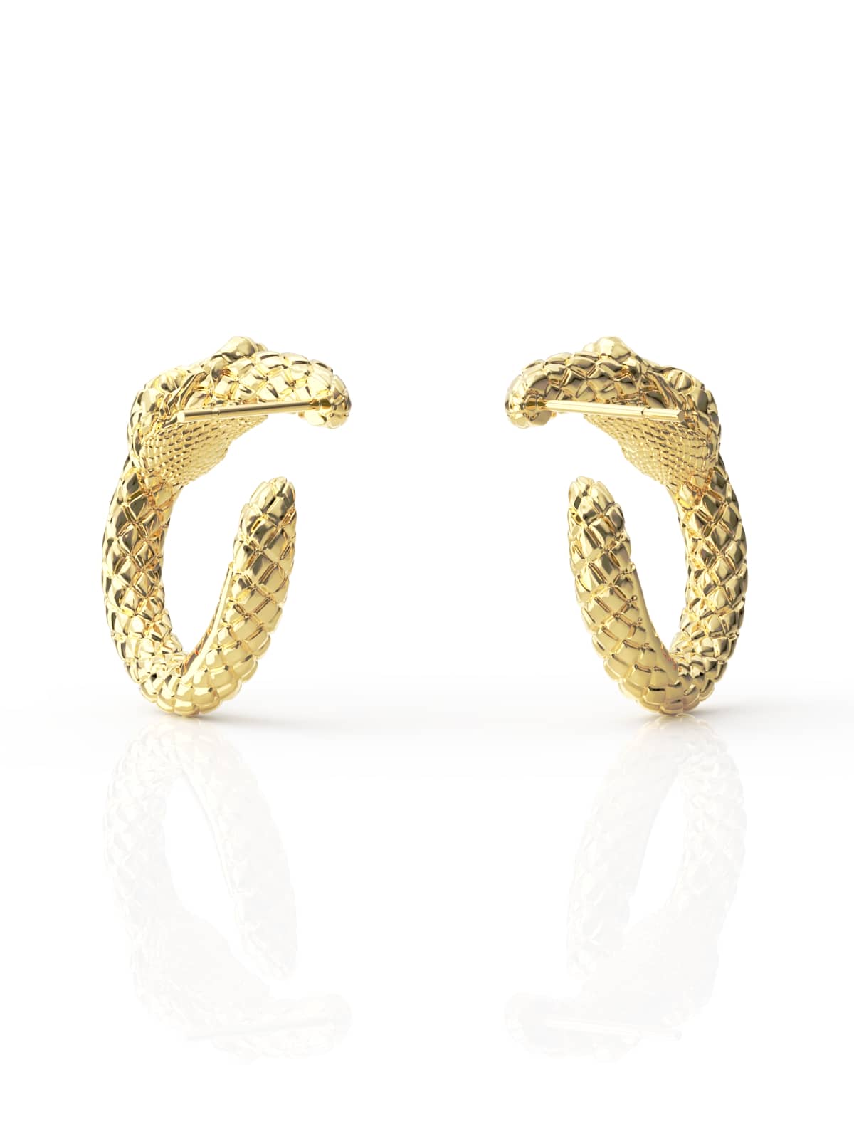 Ouroboros Hoop Earrings