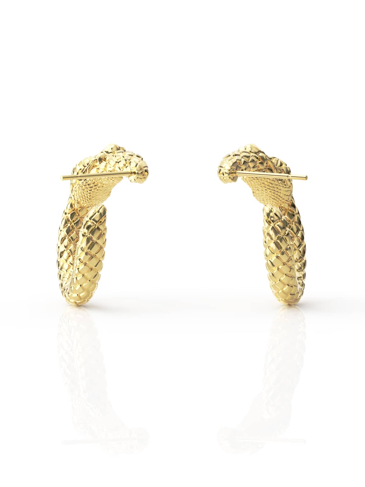 Ouroboros Hoop Earrings