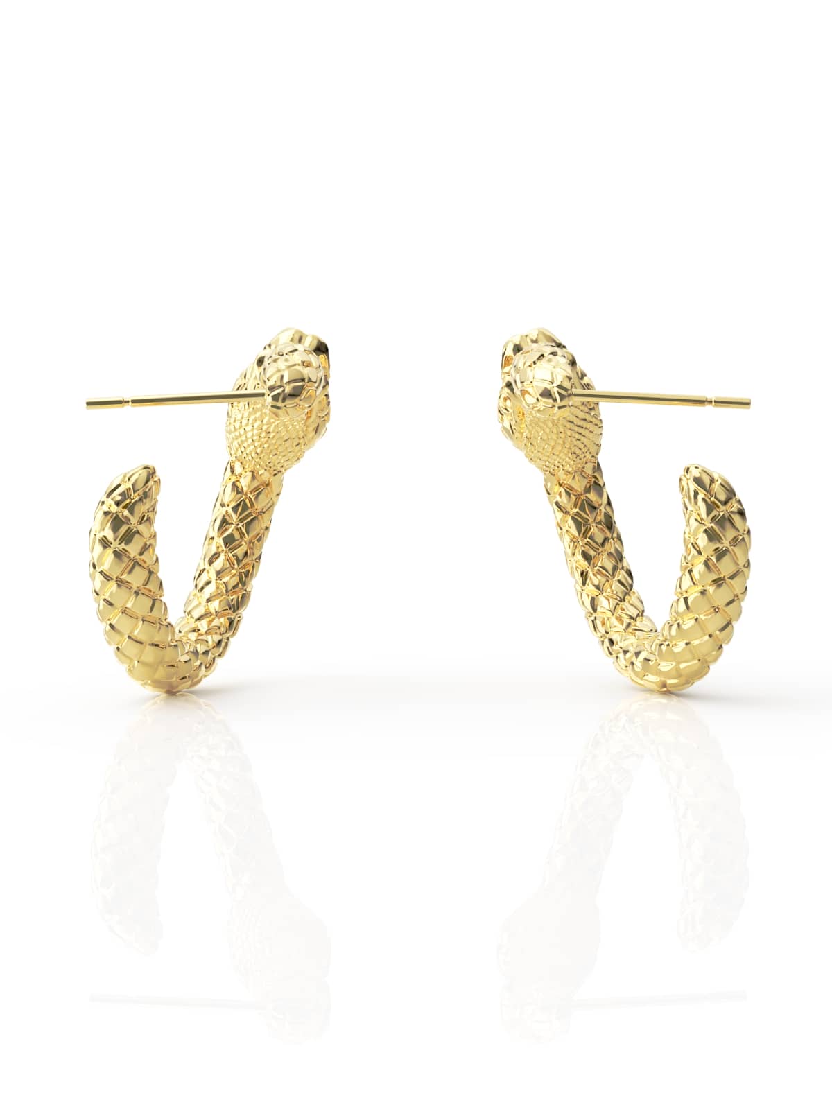 Ouroboros Hoop Earrings