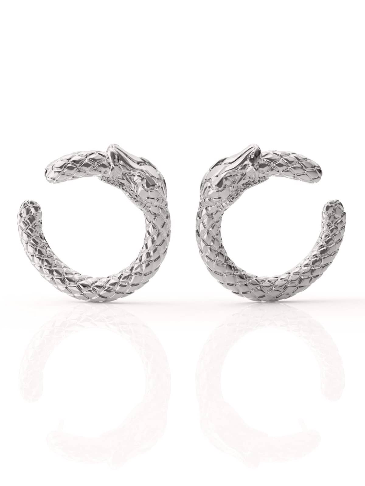 Ouroboros Hoop Earrings