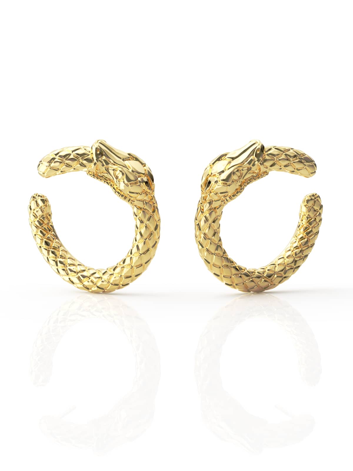 Ouroboros Hoop Earrings
