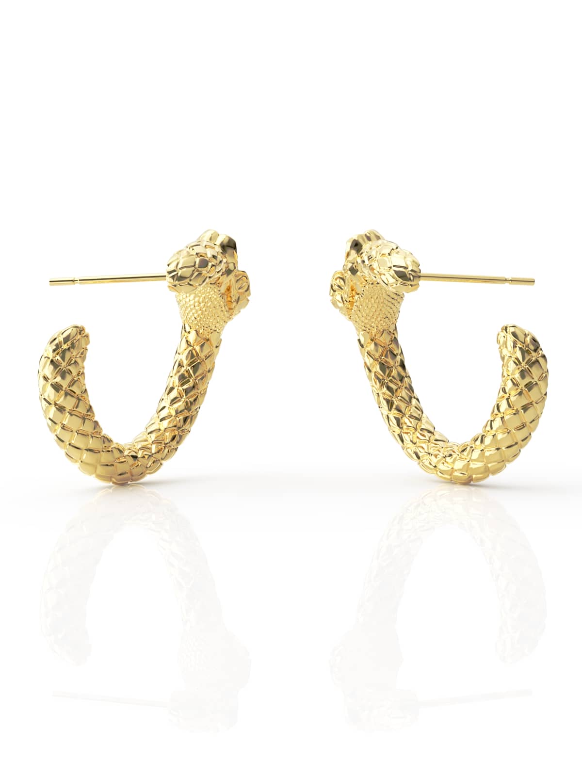 Ouroboros Hoop Earrings
