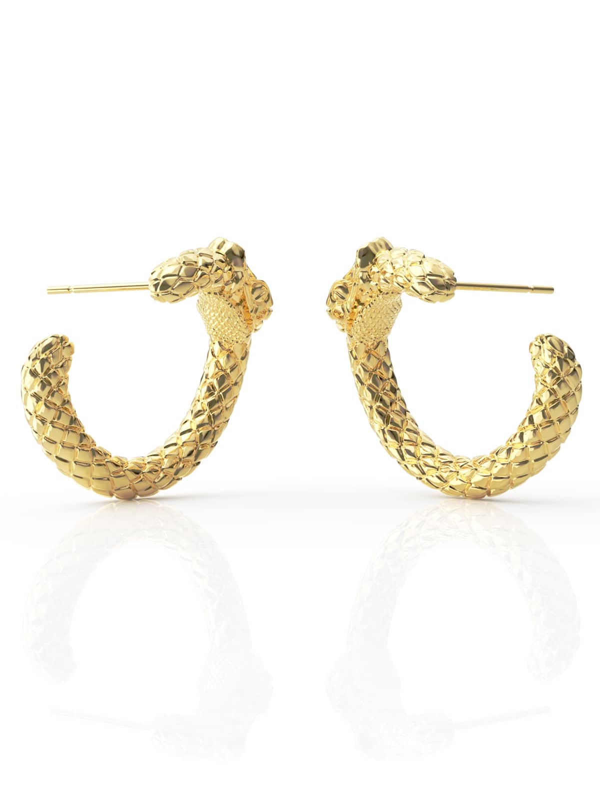 Ouroboros Hoop Earrings