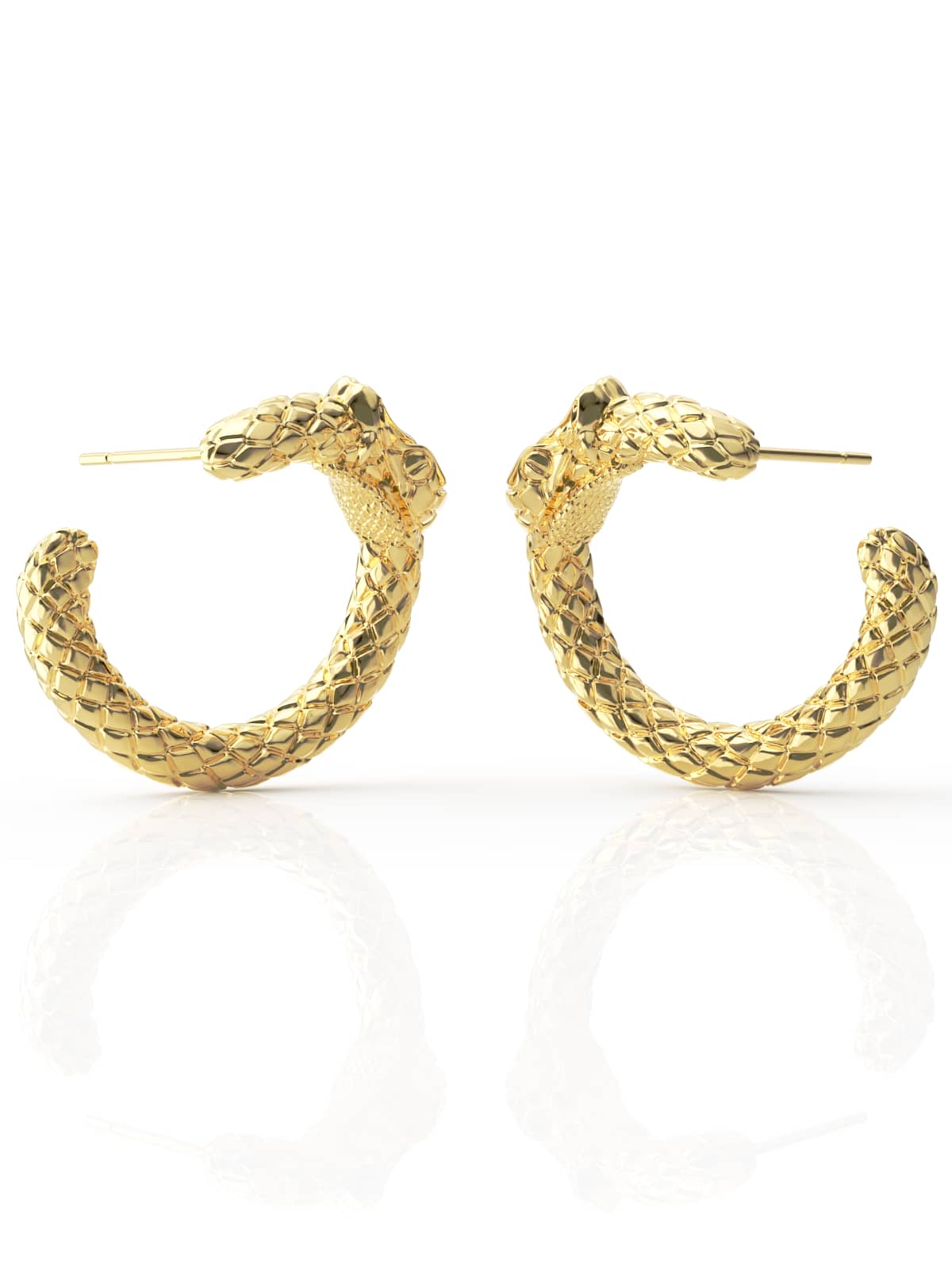 Ouroboros Hoop Earrings