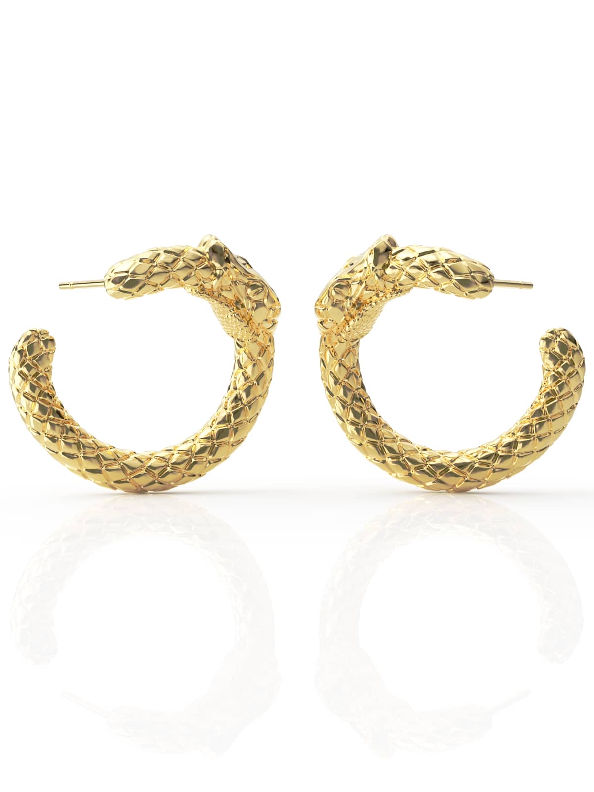 Ouroboros Hoop Earrings