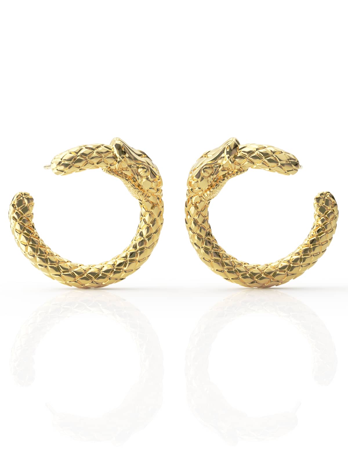 Ouroboros Hoop Earrings