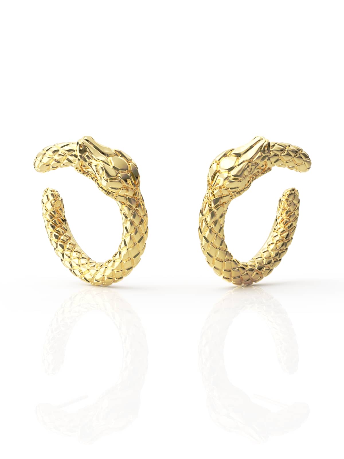 Ouroboros Hoop Earrings