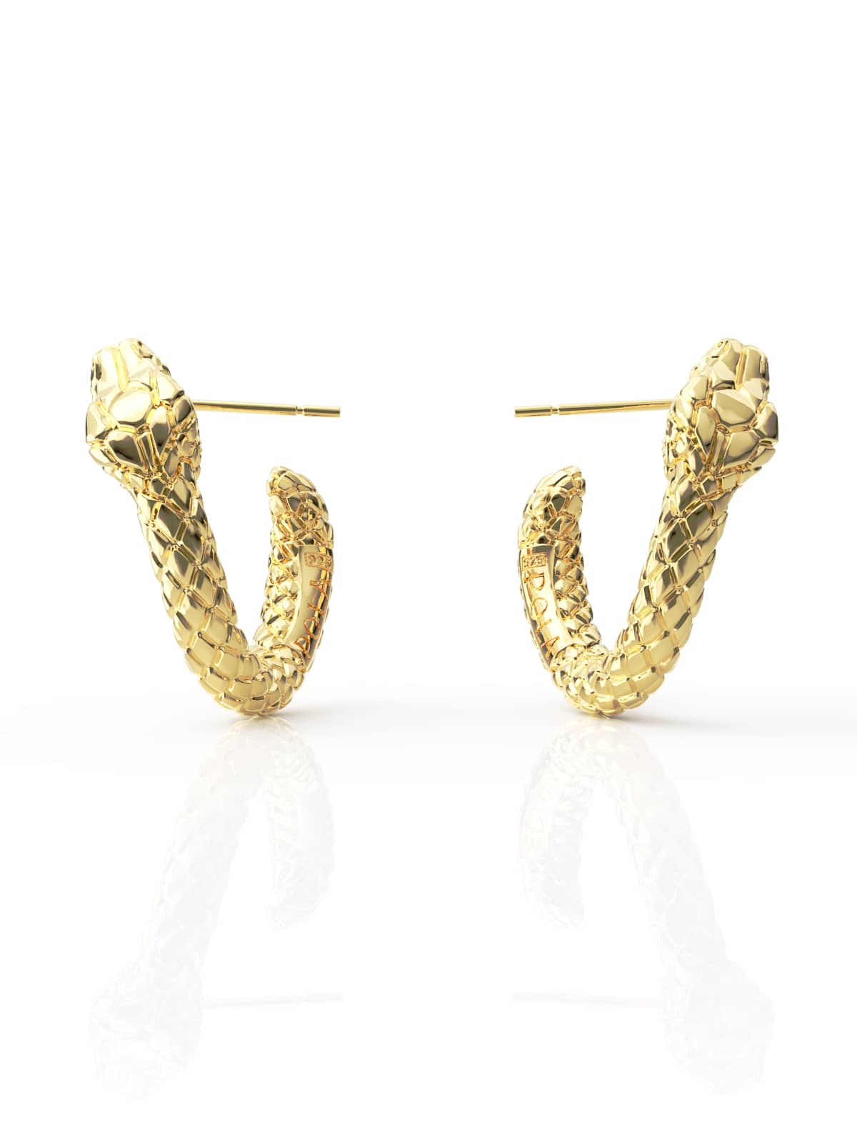 Ouroboros Hoop Earrings