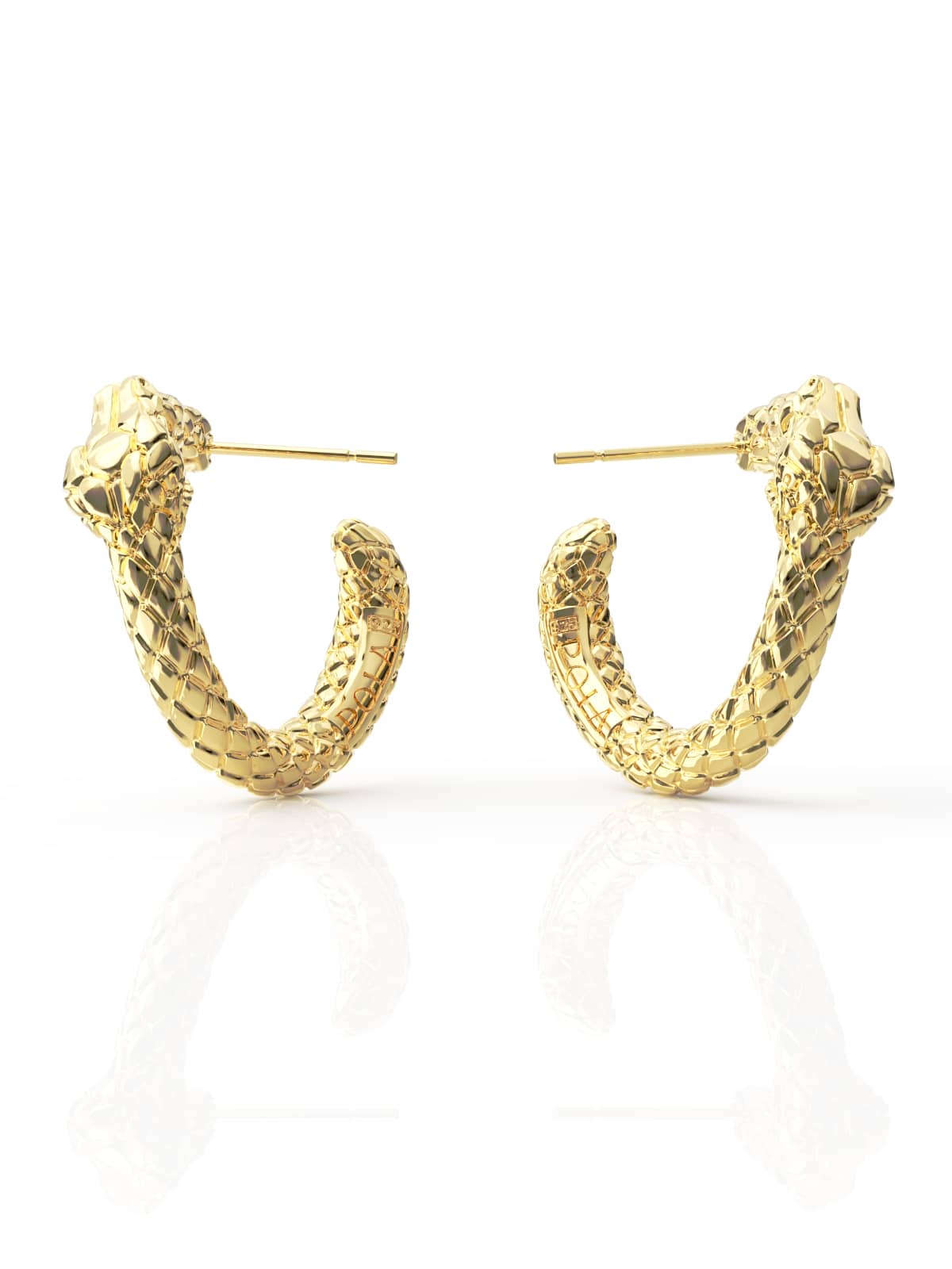 Ouroboros Hoop Earrings