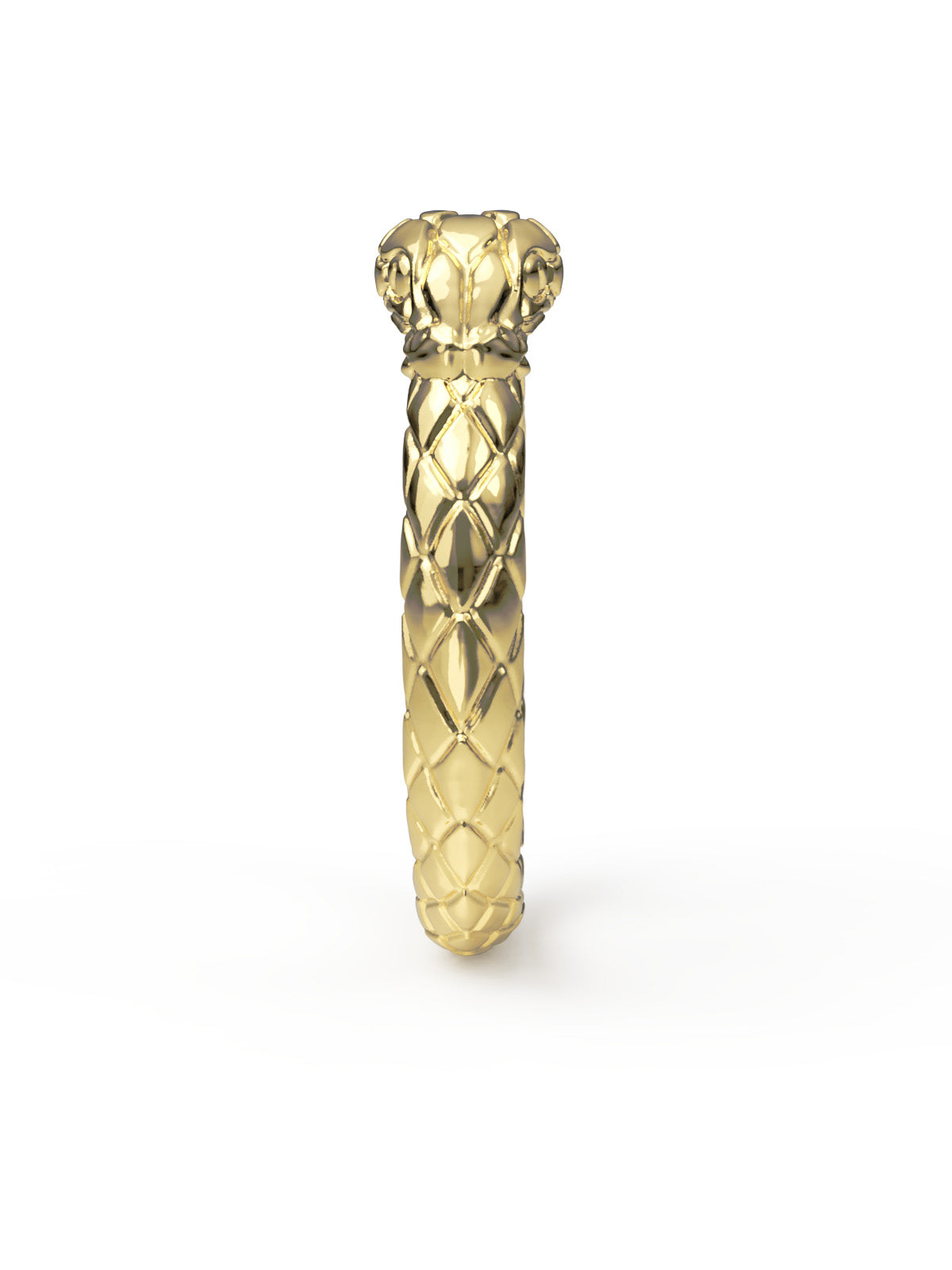 Ouroboros Ring. Solid Gold