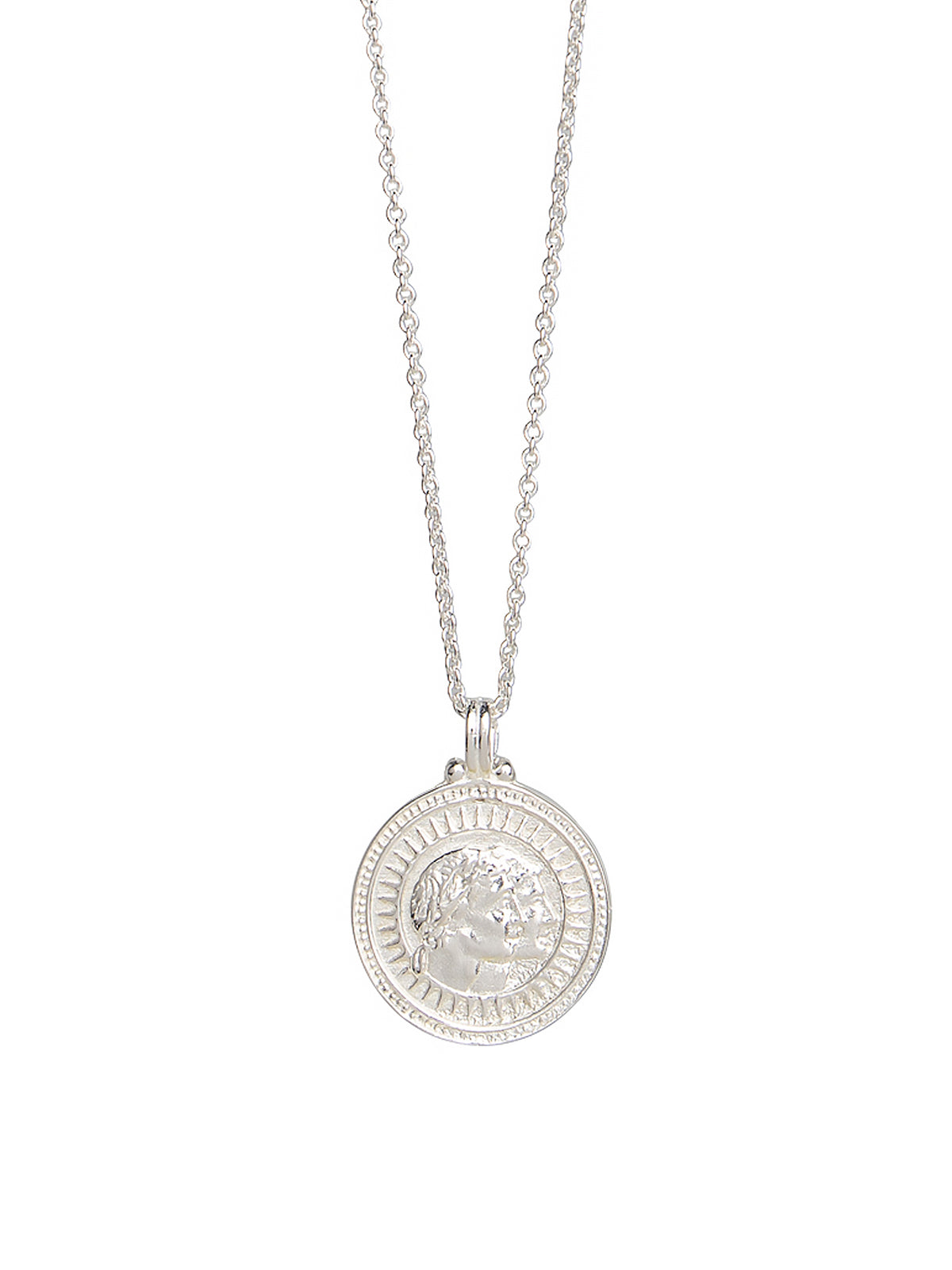 Pola Jewellery’s Gemini Zodiac Necklace in sterling silver, engraved with the iconic twin motif — representing harmony, curiosity, and expression.