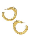 Ouroboros Hoop Earrings by Pola Jewellery – bold, symbolic hoops representing eternal love, infinite power, and timeless style