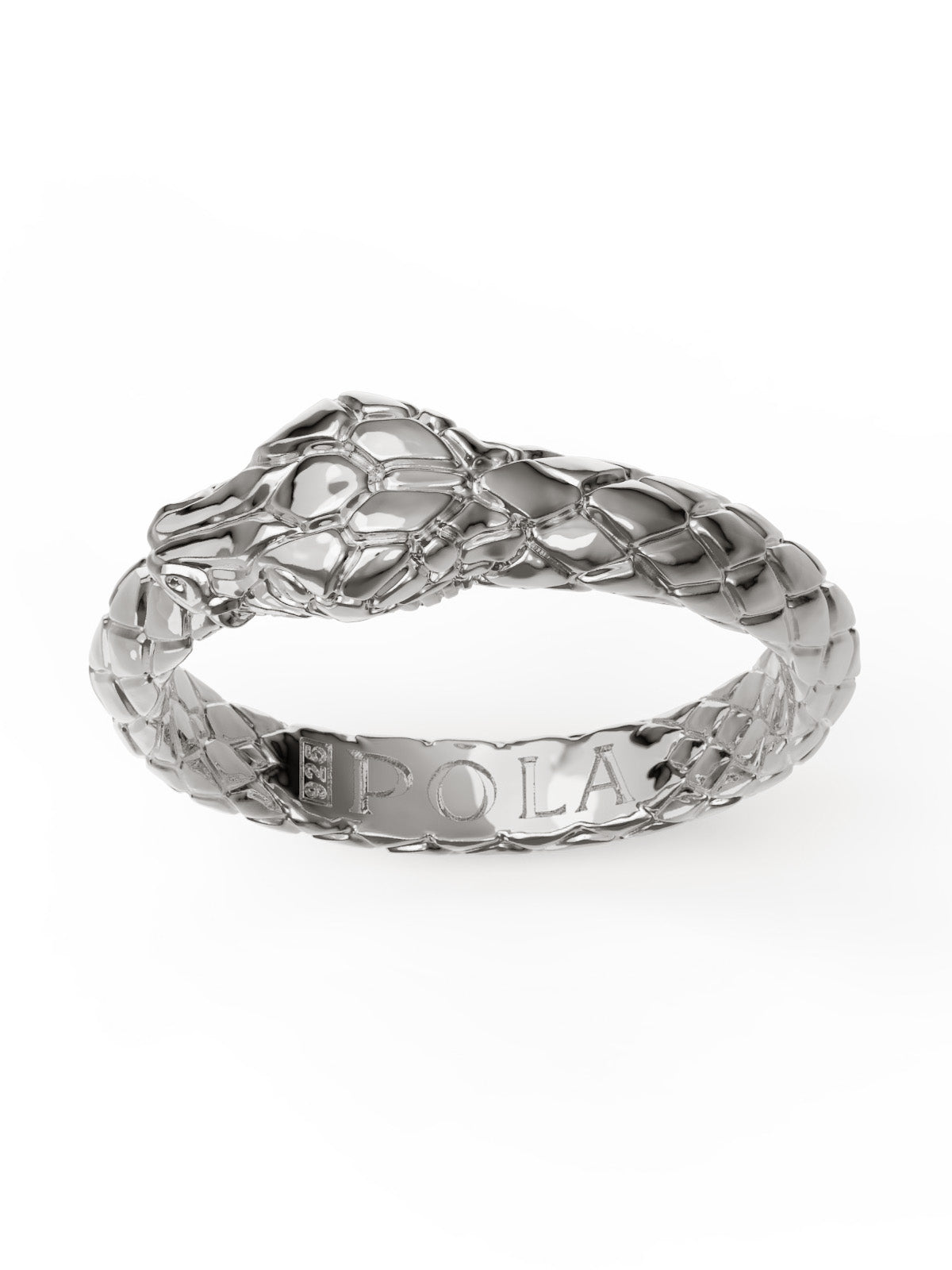 Ouroboros Ring by Pola Jewellery – gender-neutral statement ring symbolizing eternal love, infinite power, and self-renewal
