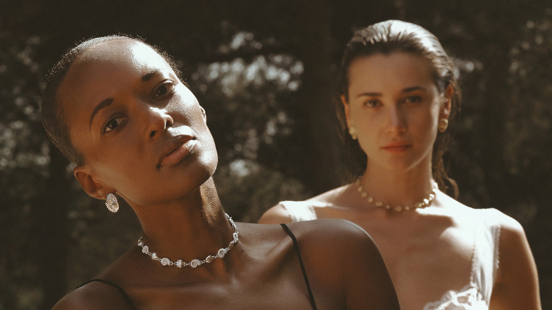 Effortless elegance—models wear The Power of Love Collection by Pola Jewellery, inspired by Venus, seashells, and lab-grown diamonds