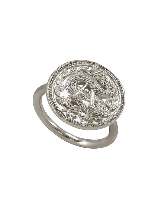 Blood type A Positive Ring. Sterling Silver.Grupo sanguineo Anillo, Plata de Ley