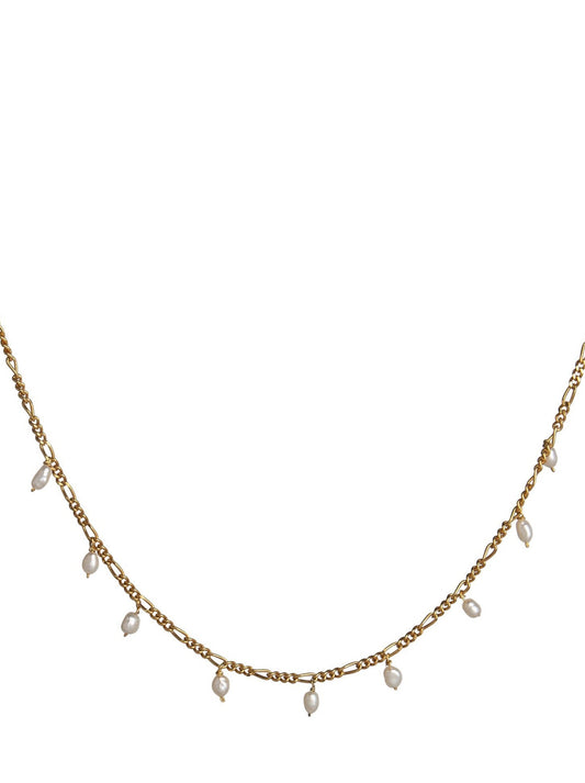 Baroque Freshwater Pearls Choker. 23c Vermeil