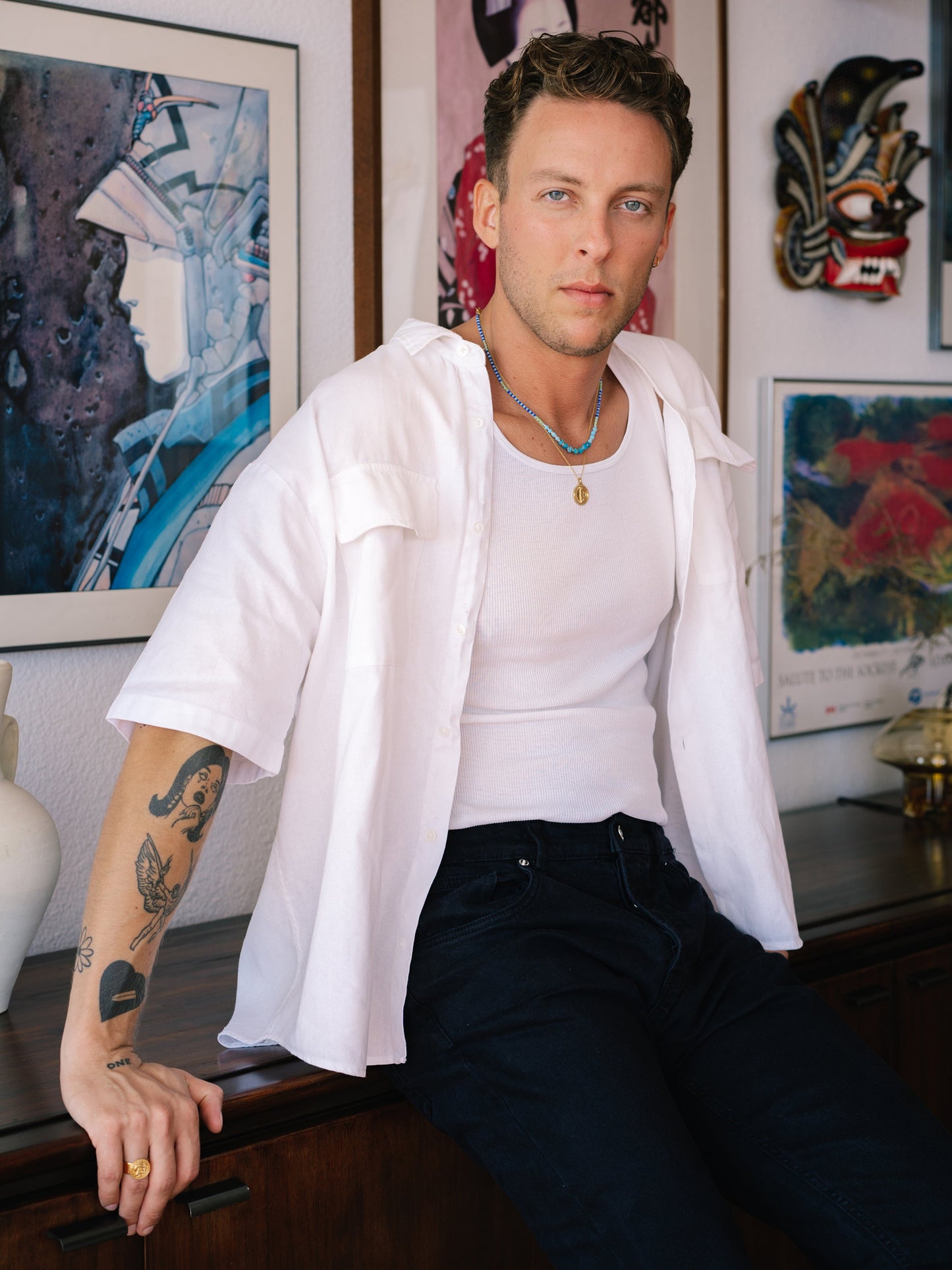 Aquarius Zodiac Necklace by Pola Jewellery — a modern astrology talisman for the dreamers, the thinkers, and the changemakers.