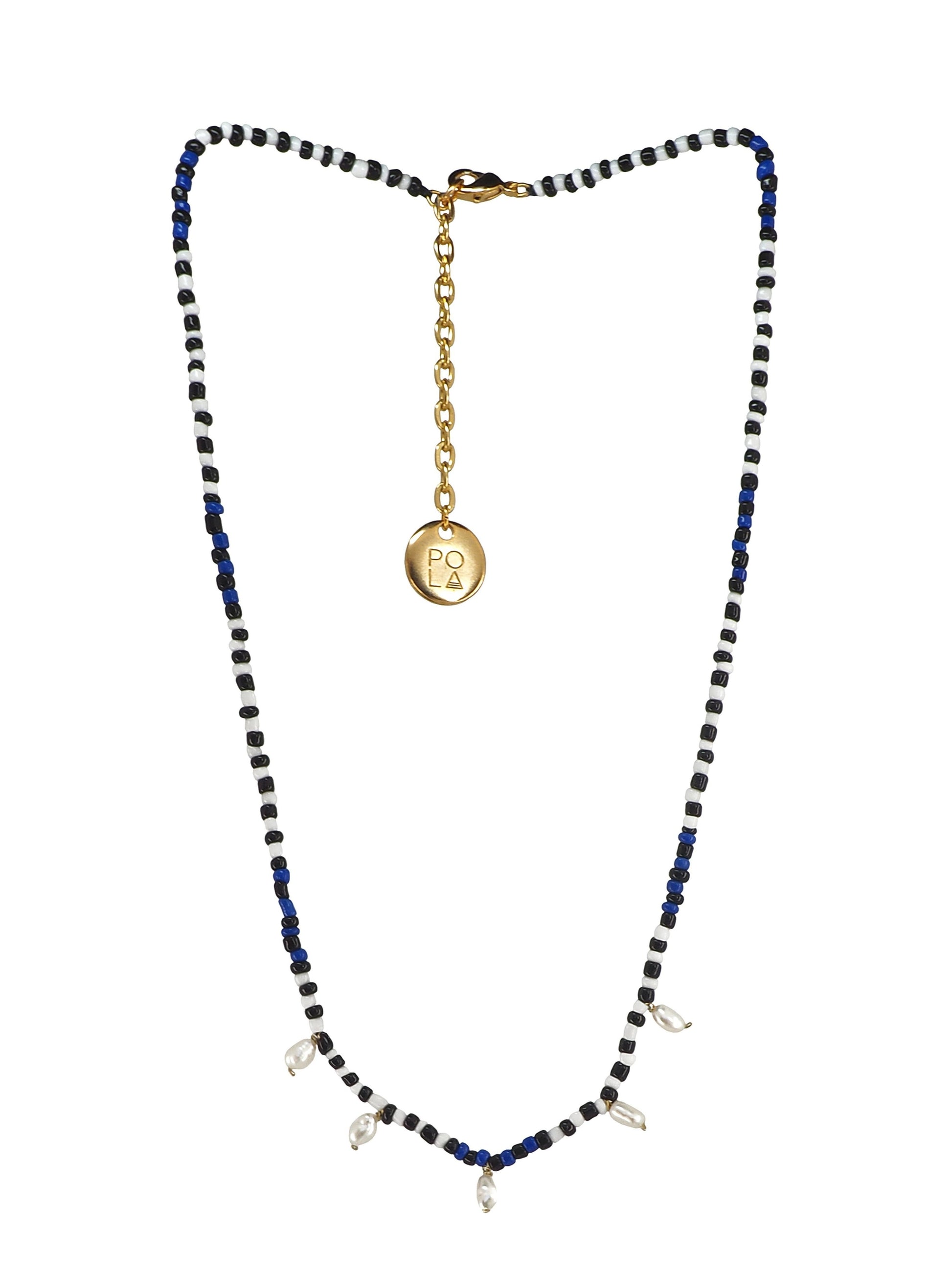 Beads Necklace Choker Freshwater Pearls by Pola Jewellery