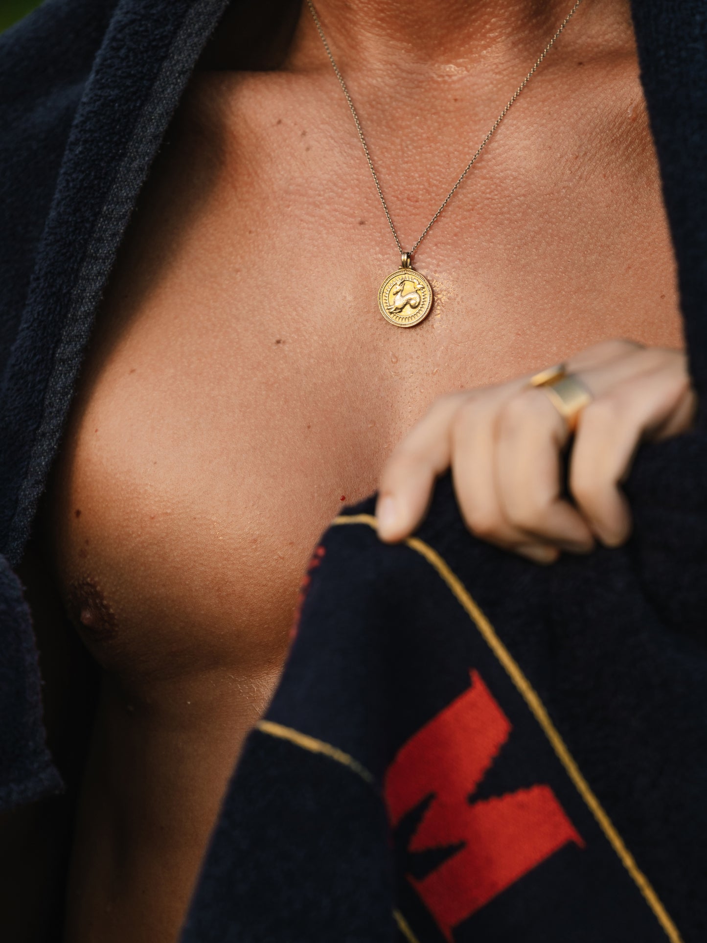Capricorn Zodiac Necklace by Pola Jewellery — a modern astrology talisman for those who climb steadily toward their dreams with strength and grace.