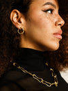 Ouroboros Hoop Earrings by Pola Jewellery – bold, symbolic hoops representing eternal love, infinite power, and timeless style