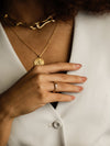 Gold Vermeil Ouroboros Ring by Pola Jewellery – gender-neutral design symbolizing eternal love, strength, and self-renewal