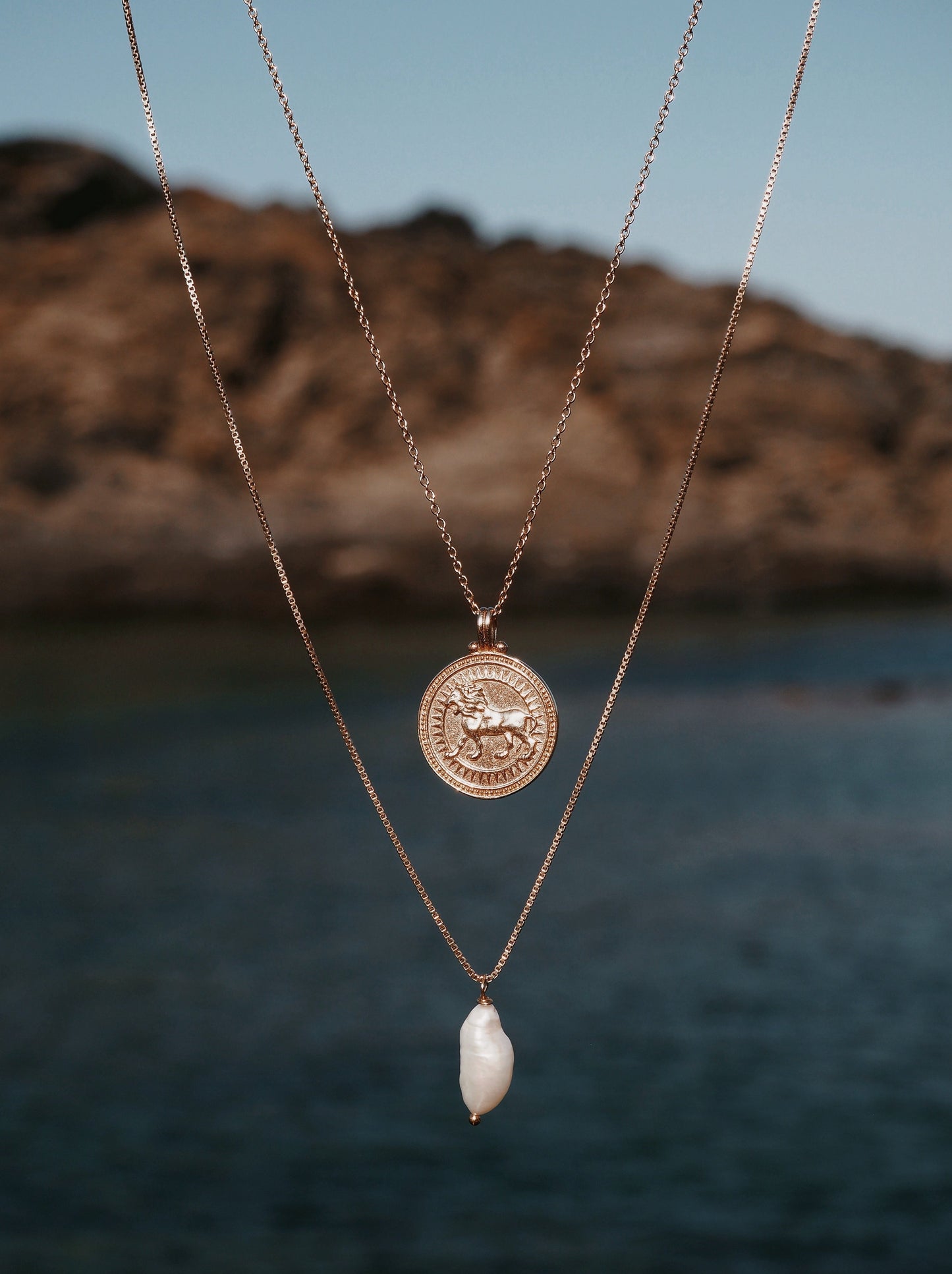 Leo Zodiac Necklace by Pola Jewellery — a modern astrology talisman celebrating the fire sign’s fearless heart and magnetic charm.
