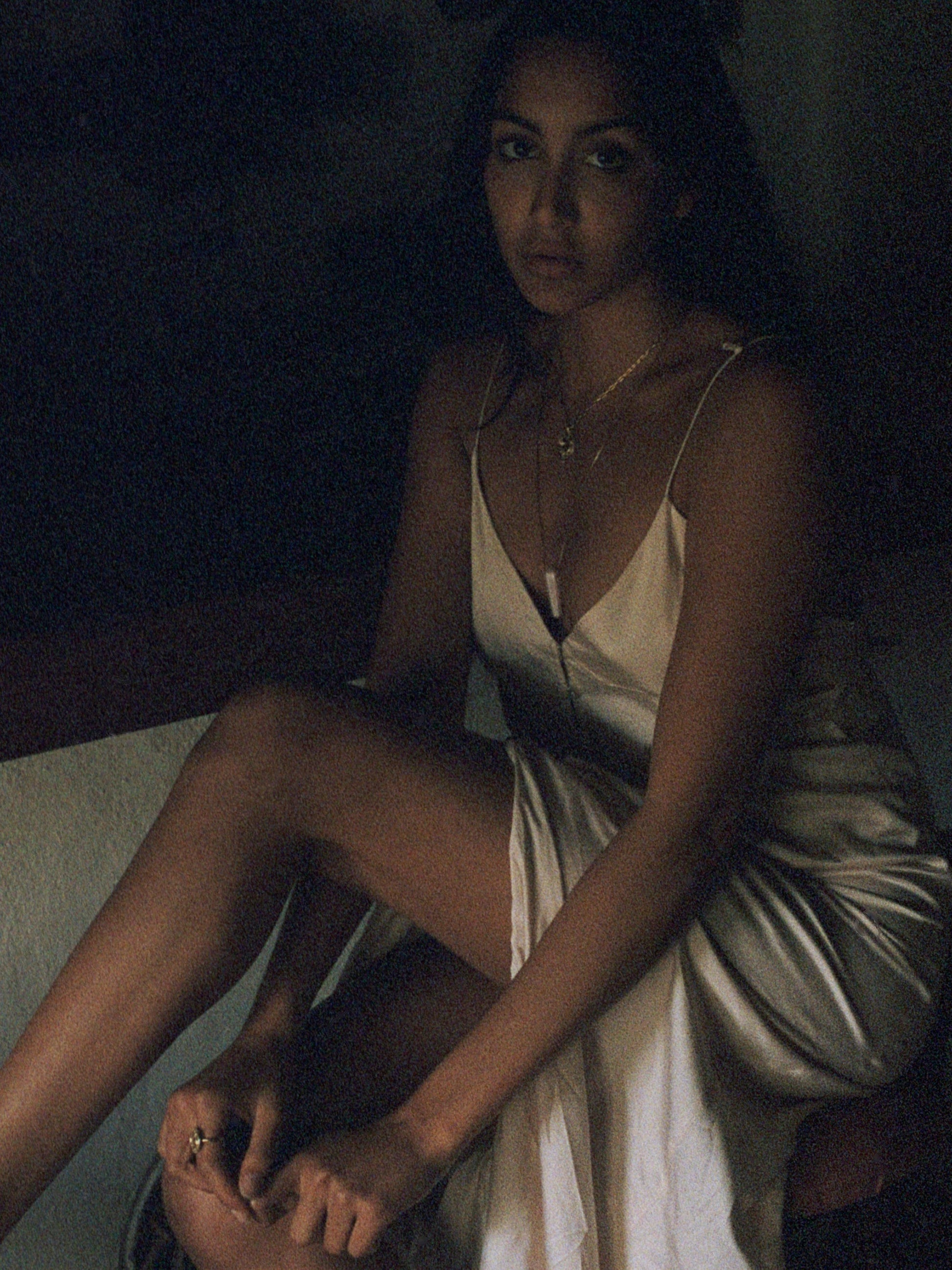 Rose Quartz Necklace Gender Neutral. Vermeil by Pola Jewellery