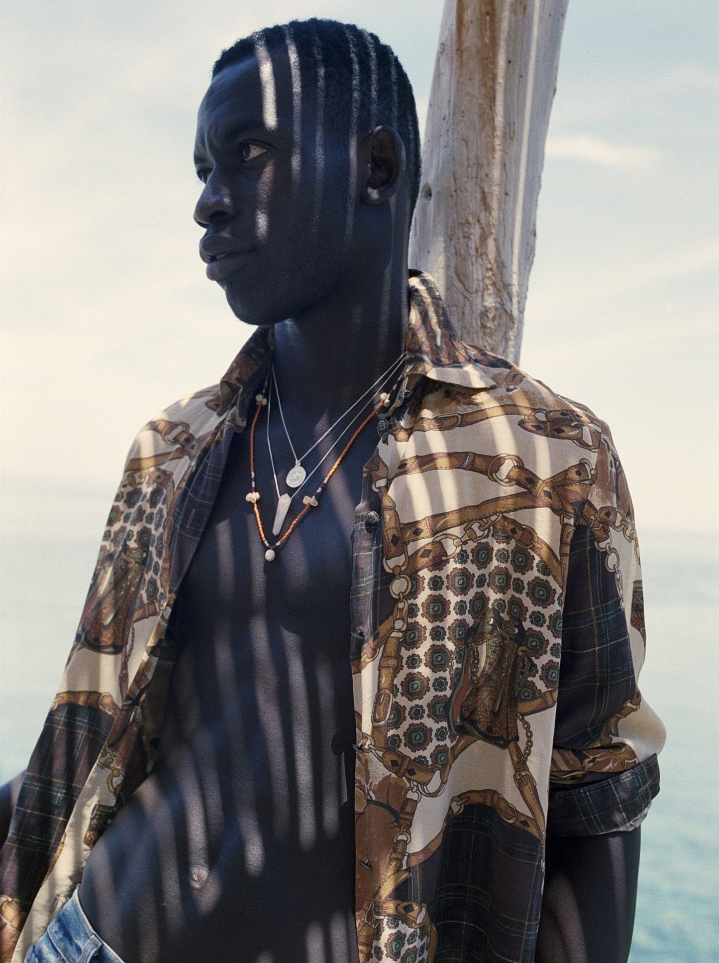 Rose Quartz Necklace Gender Neutral. By Pola Jewellery